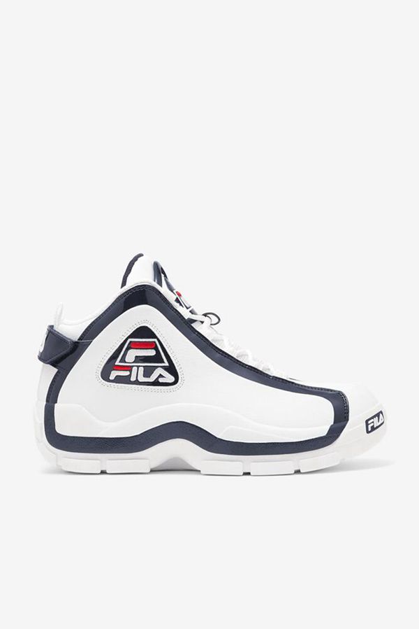 Fila Grant Hill 2 Men's Sneakers - White/Navy/Red,NZ 23-24038